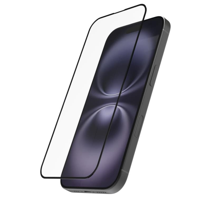 Hama Film de Protection Verre Trempé pour iPhone 16 - Ultra Résistant et Anti-Traces