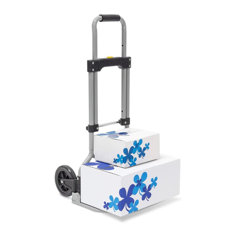 Diable Pliable Relaxdays pour Transport de Charges jusqu'à 60kg - Poignée Réglable