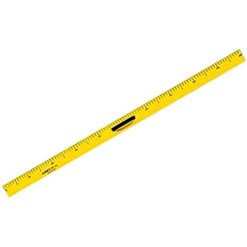 Règle en Plastique Linex BB100 avec Poignée et Picots Antidérapants - 100 cm Jaune