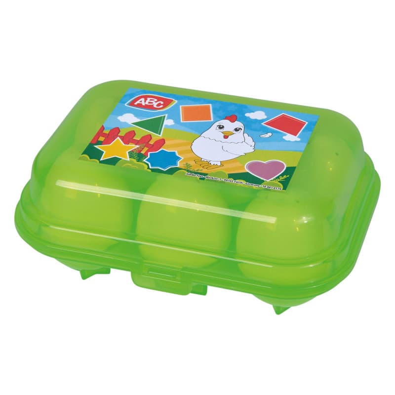 Simba ABC Trieur de Formes Multicolores avec 6 Œufs pour Bébé