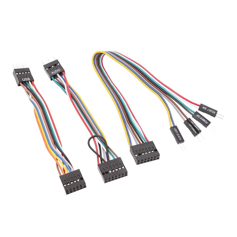 Lot de 3 adaptateurs d'alimentation Christol pour châssis ATX