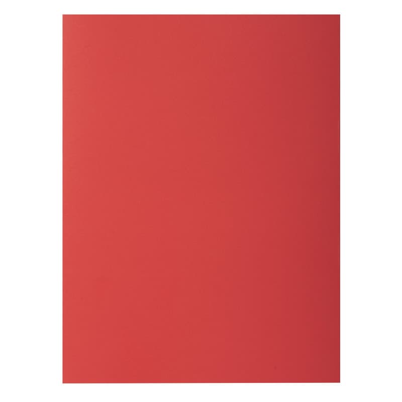 Paquet de 10 Chemises Rigides ROCK'S Rouge - Exacompta A4