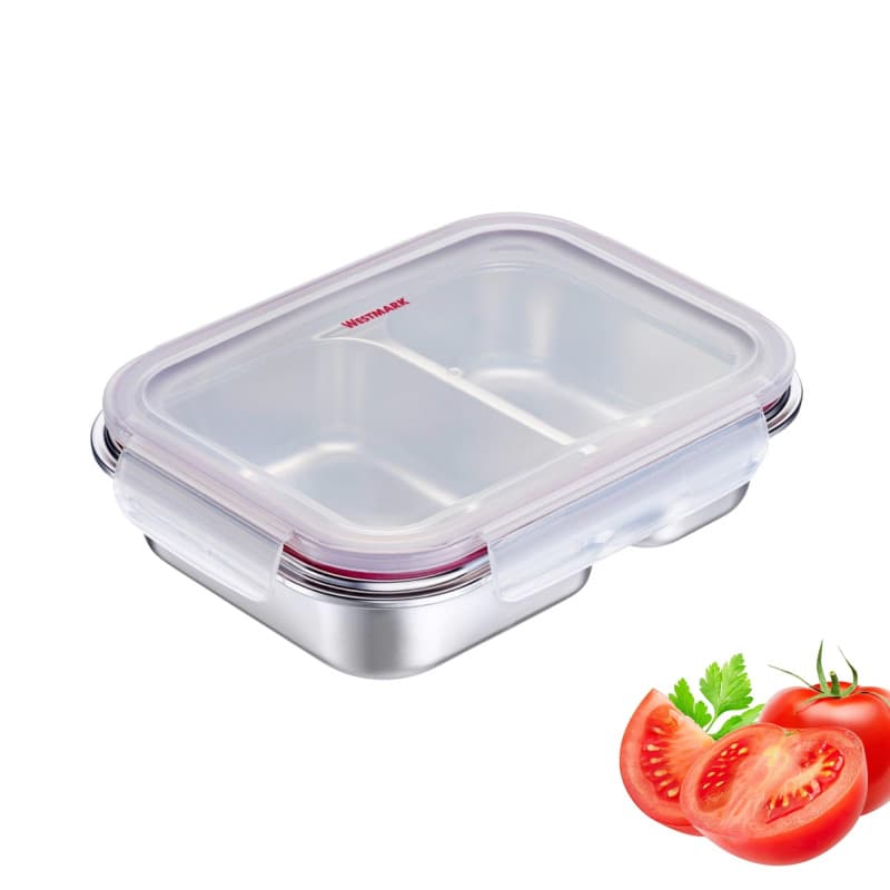 Boîte à lunch en acier inoxydable Westmark - Étanche et micro-ondable