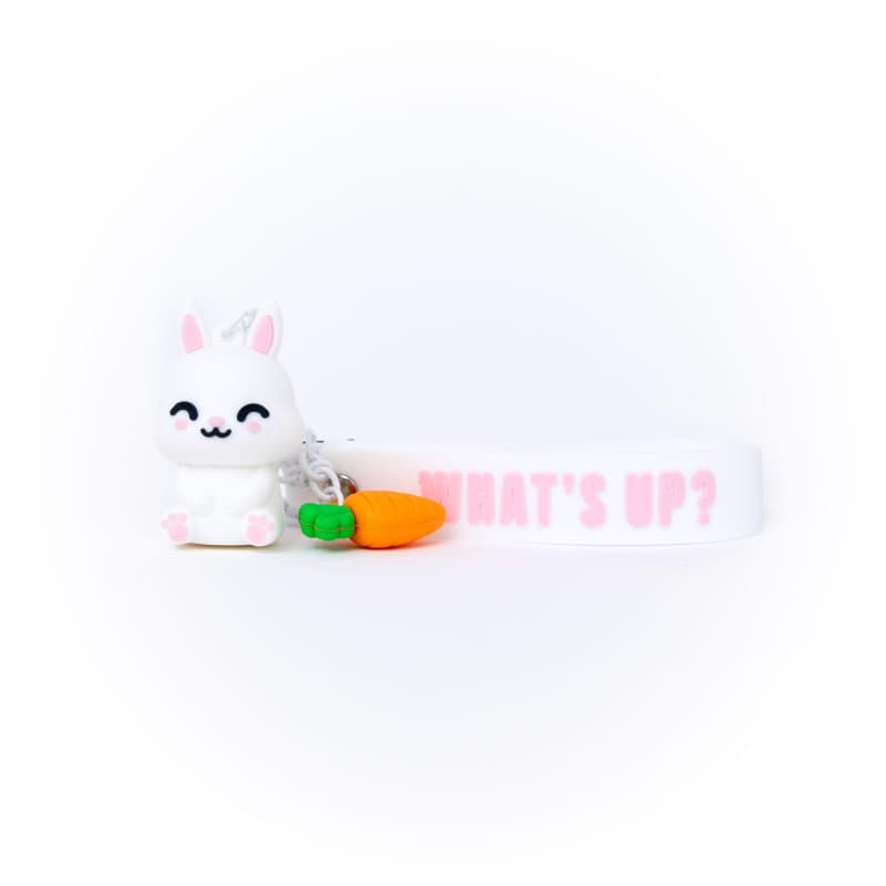 Porte-clés Lapin Coloré Mr. Wonderful - Accessoire Joyeux et Pratique