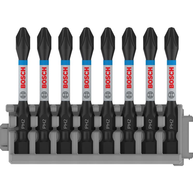 Pack de 8 Embouts de Vissage Cruciformes Bosch Impact Control 50 mm