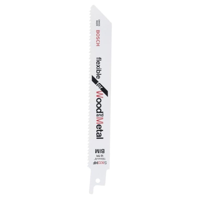 Coffret de 2 Lames de Scie Sabre Bosch S 922 HF pour Bois et Métal