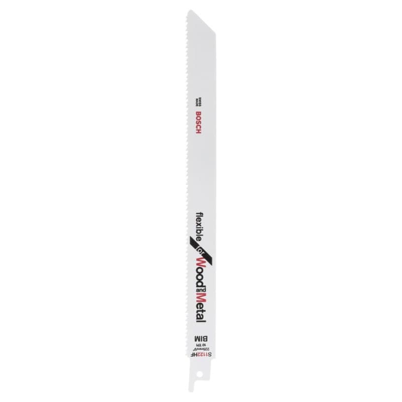 Coffret Bosch de 25 Lames de Scie Sabre Flexible pour Bois et Métal