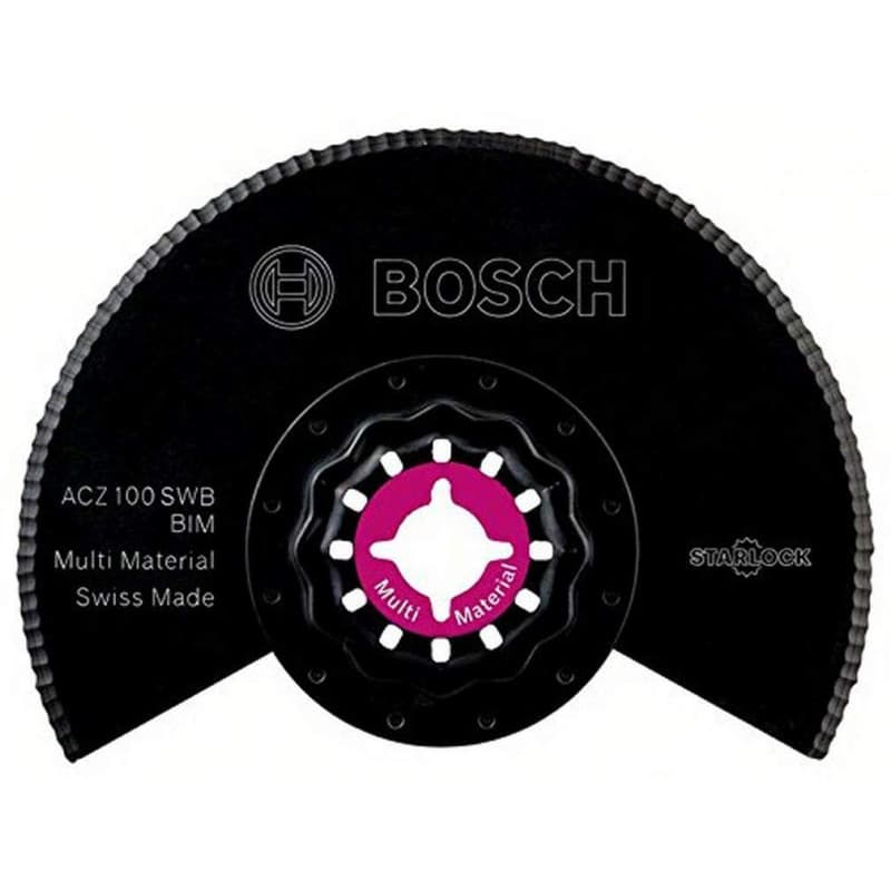 Lame segment ondulée Bosch ACZ 100 SWB pour outils Starlock
