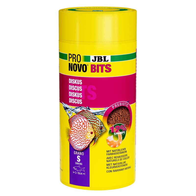 JBL ProNovo Bits Grano S - Nourriture Granulée pour Cichlidés