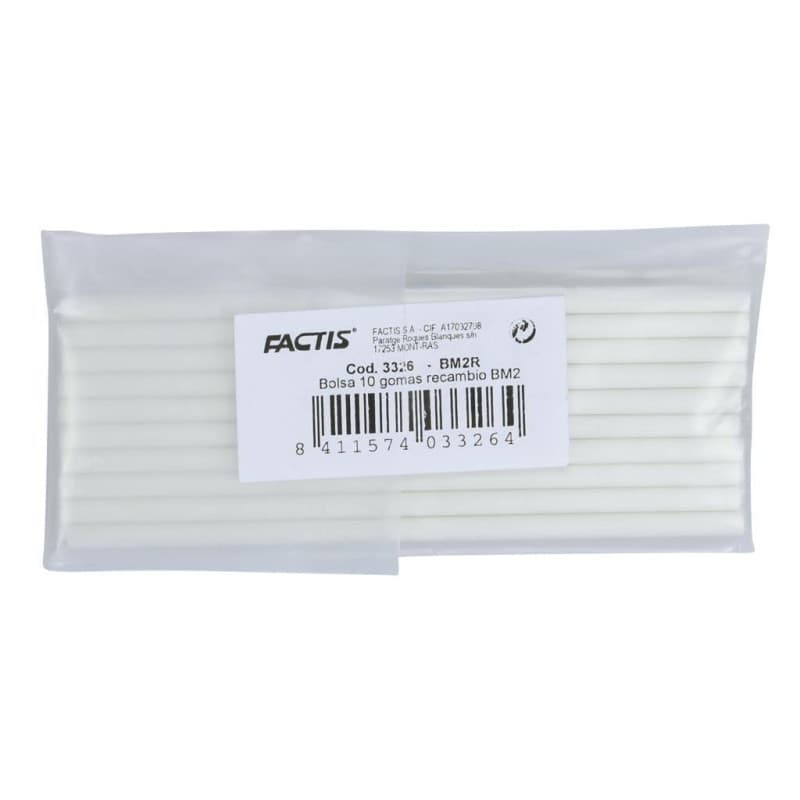 Lot de 10 Élastiques de Rechange pour Porte-Gommes FACTIS® BM2