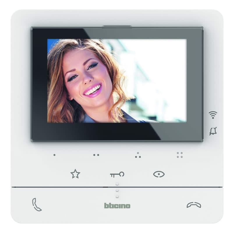 Station d'accueil vidéo Bticino Classe 100X16E avec Wi-Fi et écran tactile 7"