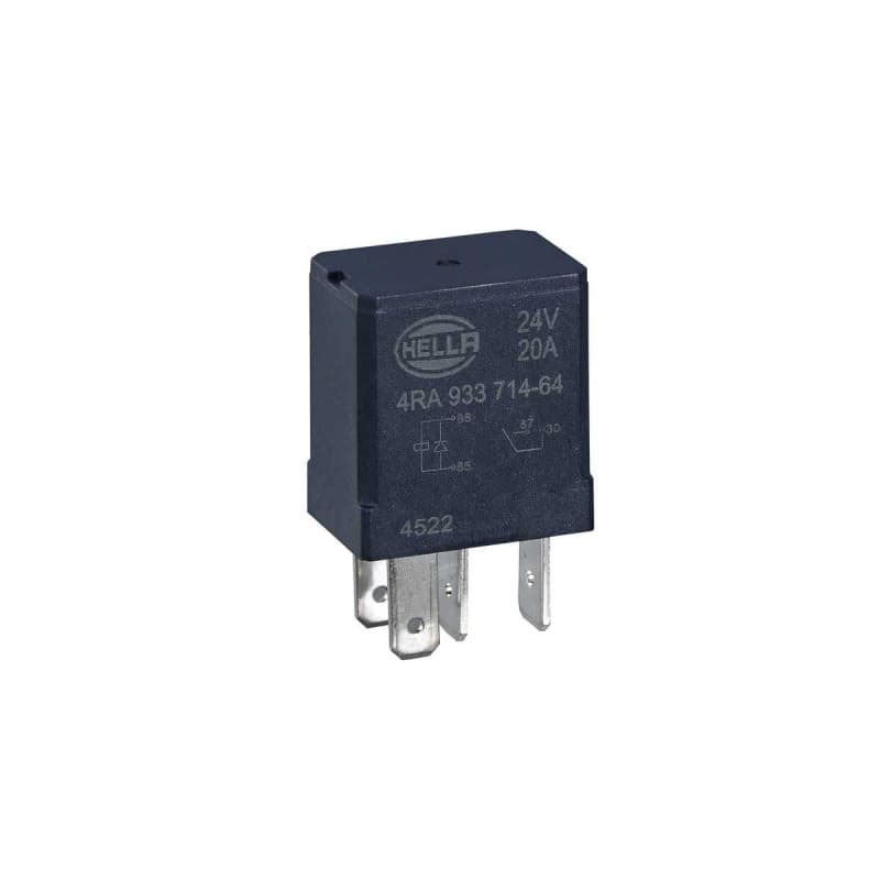 Relais Hella 24V 4 pôles - Commutateur automatique pour circuits électriques