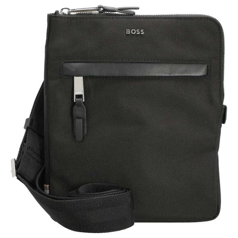 Sac à Épaule BOSS Highway Noir avec Bandoulière Réglable
