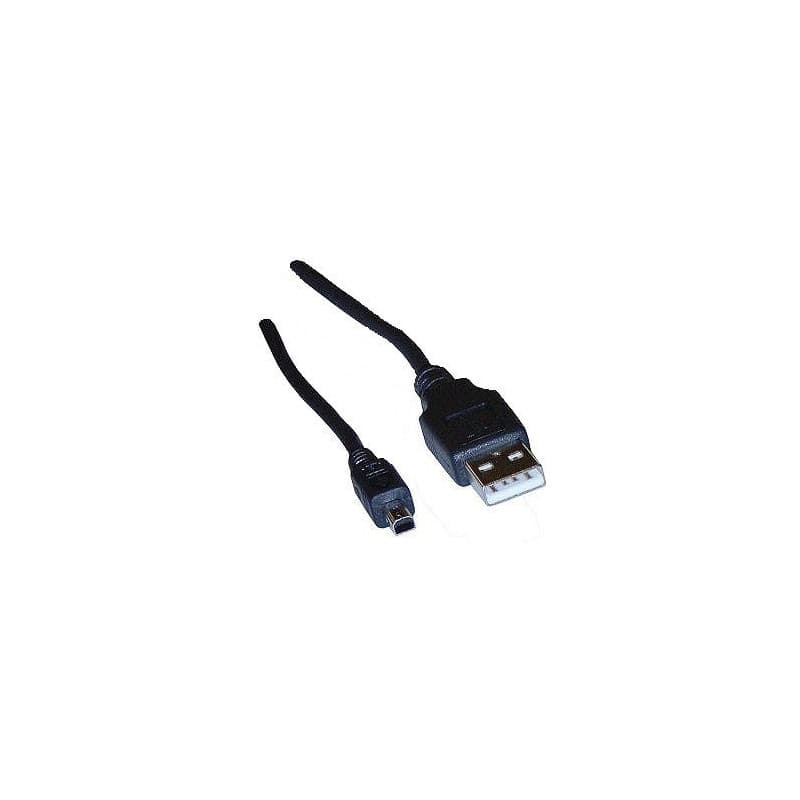 Câble USB Noir pour Appareils Photo Olympus E-10 E-20 - 1,52 m