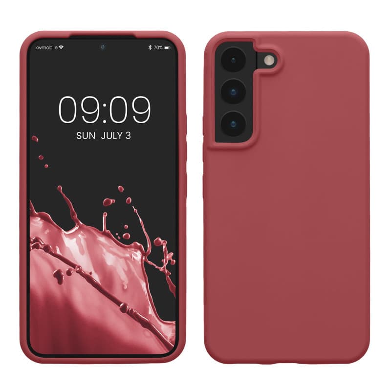 Housse de Protection Souple Rose pour Samsung Galaxy S22 - kwmobile