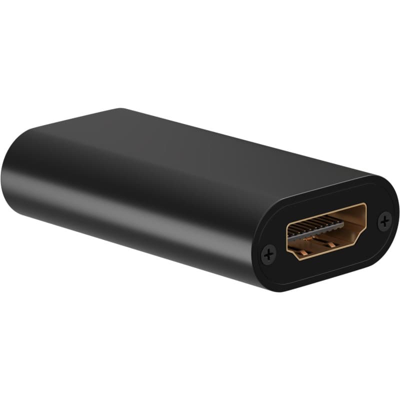 Amplificateur HDMI 4K Goobay - Répéteur Signal jusqu'à 40m en Aluminium Noir