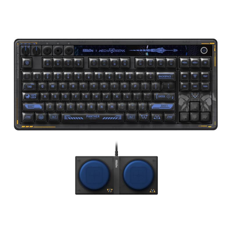 Clavier Mécanique 8BitDo Retro 87 avec Éclairage RGB et Switches Hot-Swappables