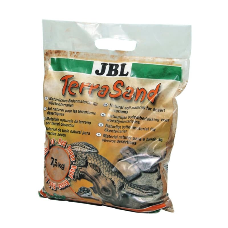 JBL TerraSand Rouge 7.5 kg - Substrat Naturel pour Terrariums