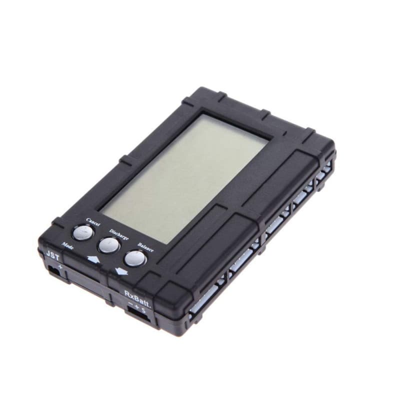 ICQUANZX Équilibreur de Batterie Lipo Li-Fe LCD 3 en 1 avec Testeur et Déchargeur