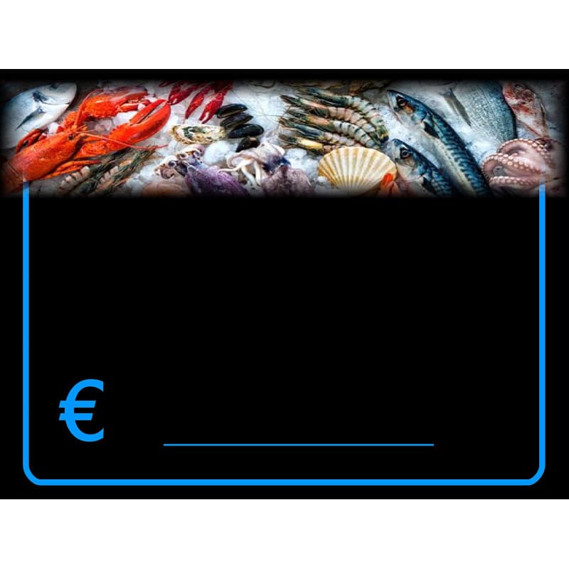 Lot de 30 Étiquettes de Prix Réutilisables pour Poissonnerie