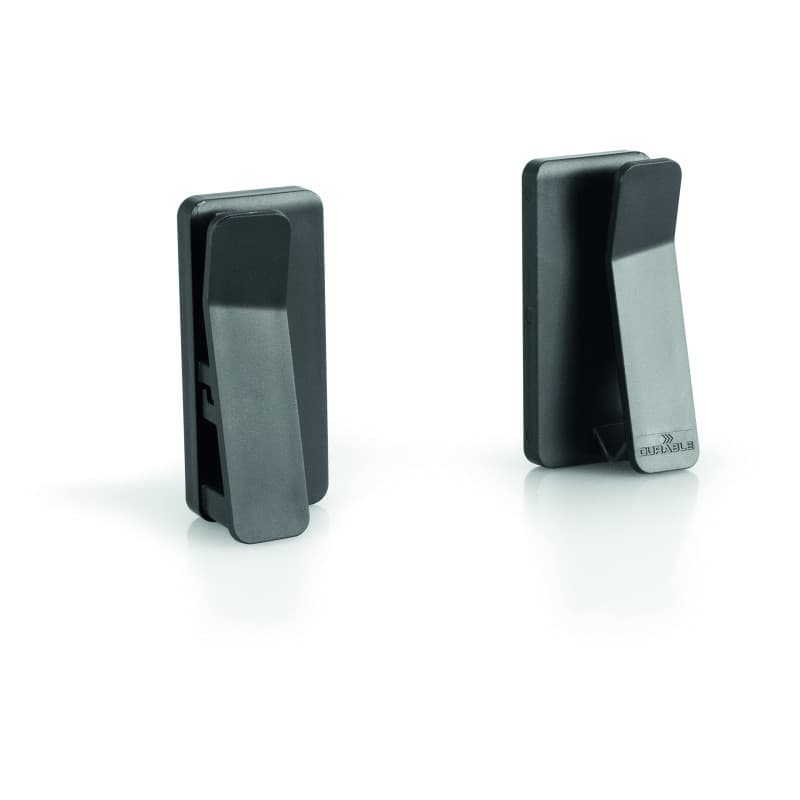 Support Mural Universel pour Tablettes et Smartphones VISIOCLIP - Montage Simple Anthracite