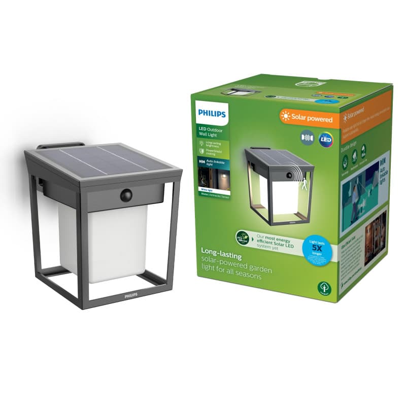 Applique Murale Solaire Philips Blaise - Eclairage Extérieur UltraEfficient