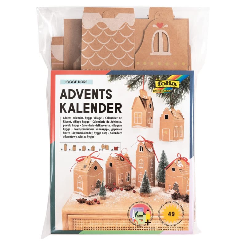 Calendrier de l'Avent Maison en Pain d'Épice - 24 Boîtes à Décorer
