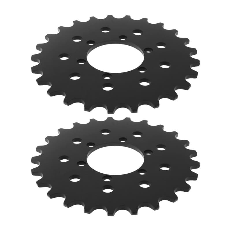 Lot de 2 Pignons Fixes eMagTech 25D pour Vélo - 105 mm Noir