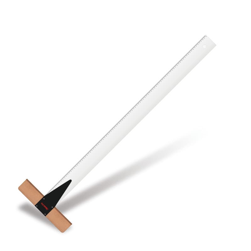 Règle graduée Aristo 100 cm en Acrylique avec tête en Hêtre
