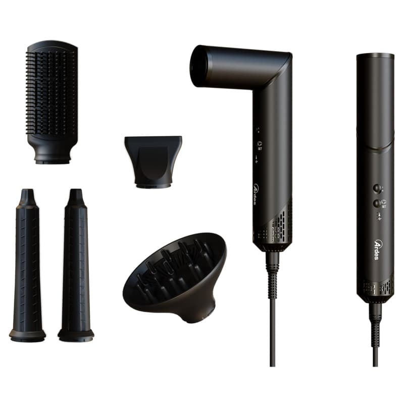 Sèche-Cheveux et Lisseur 5 en 1 Ardes Estylia avec Accessoires