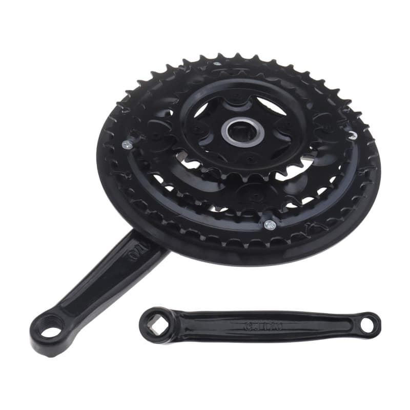 Kit de Pédalier Triple VTT 170mm avec Manivelles et Plateaux 42/34/24T