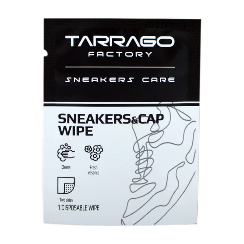 Lingettes Nettoyantes Tarrago pour Chaussures et Casquettes