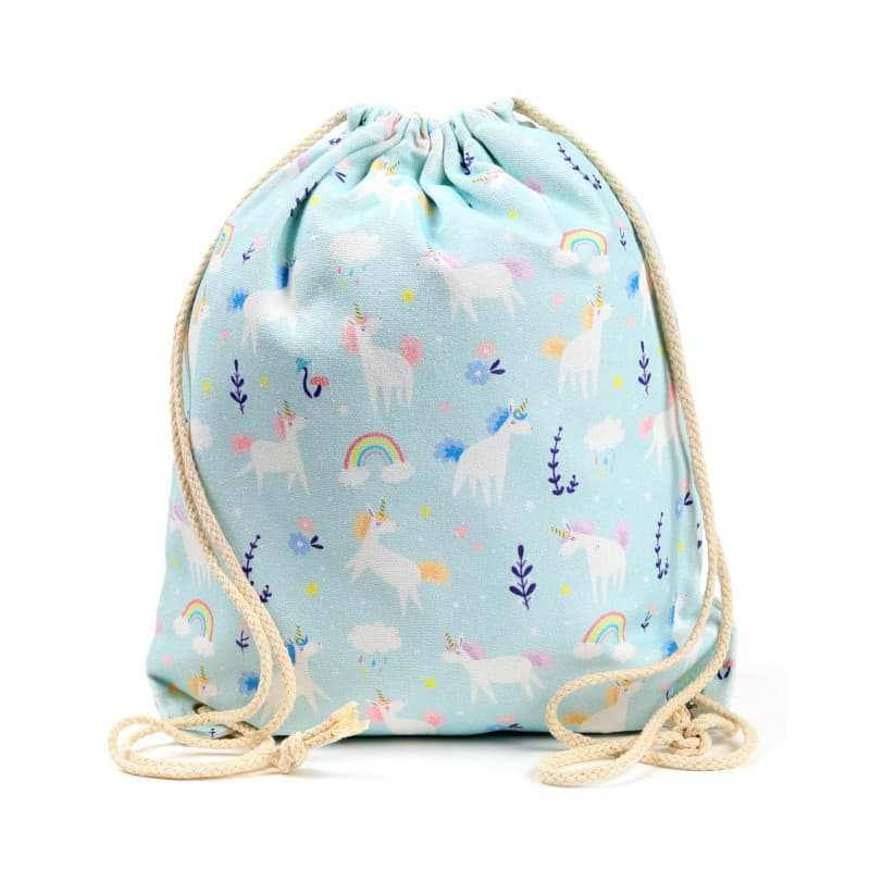 Sac à Cordon Puckator Licorne Magique - Idéal pour Enfants et Activités Sportives
