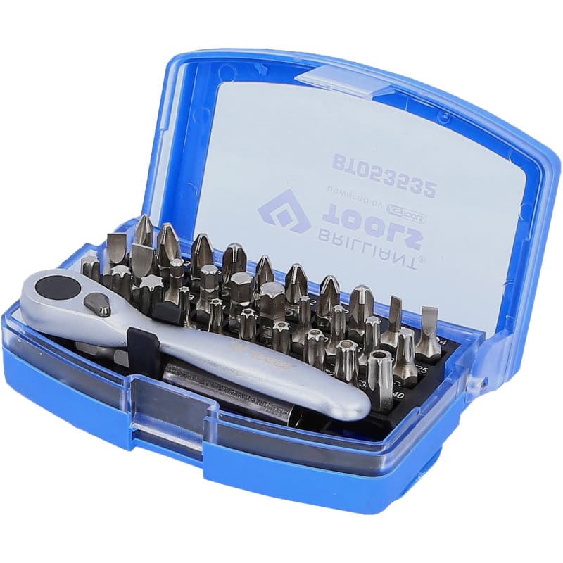 Jeu d'embouts BRILLIANT TOOLS BT053532 - 32 pièces avec cliquet réversible