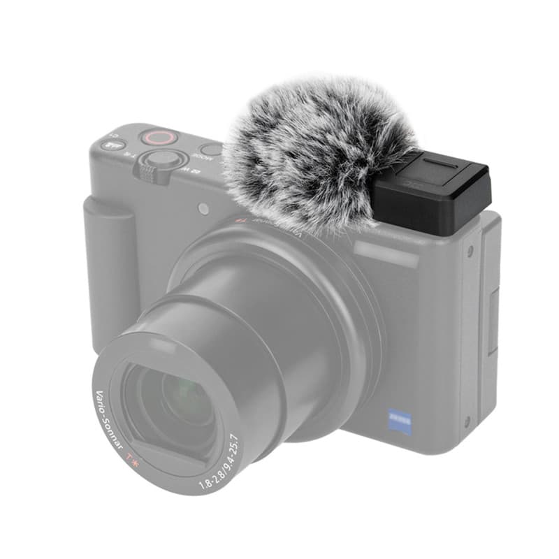 Adaptateur Griffe avec Manchon de Vent pour Sony ZV-E10 II et ZV-1