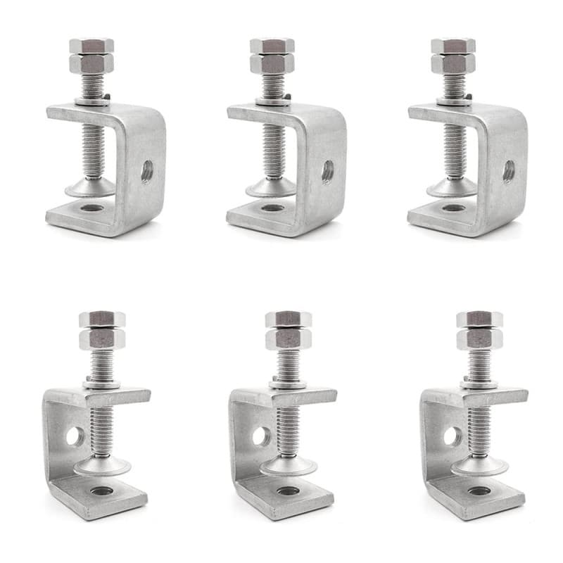Lot de 6 Pinces en C GOIYZTTR - Outils de Fixation Robustes pour le Travail du Bois
