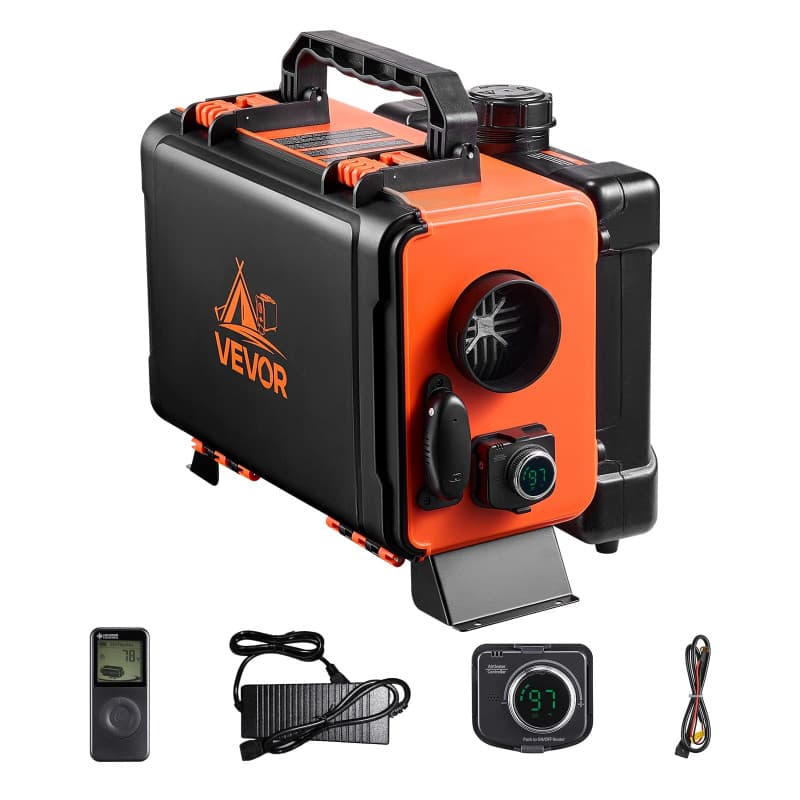 Chauffage Diesel Portable 8 kW VEVOR avec Télécommande et Écran LCD