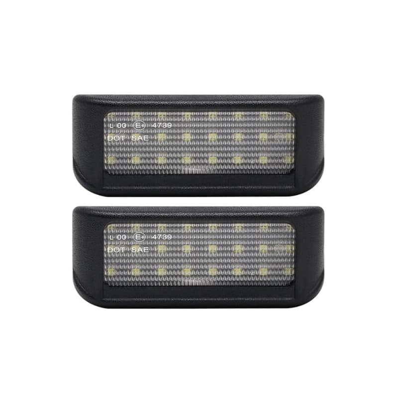 Éclairage LED de Plaque d'Immatriculation pour Citroën et Peugeot