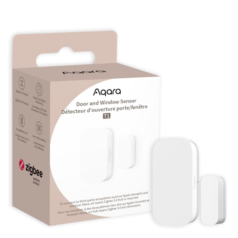 Capteur d'Ouverture Aqara T1 pour Porte et Fenêtre - Compatible Zigbee 3.0