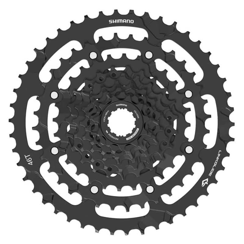 Cassette Shimano 9 Vitesses 11-46 pour Vélos Unisexes - Multicolore