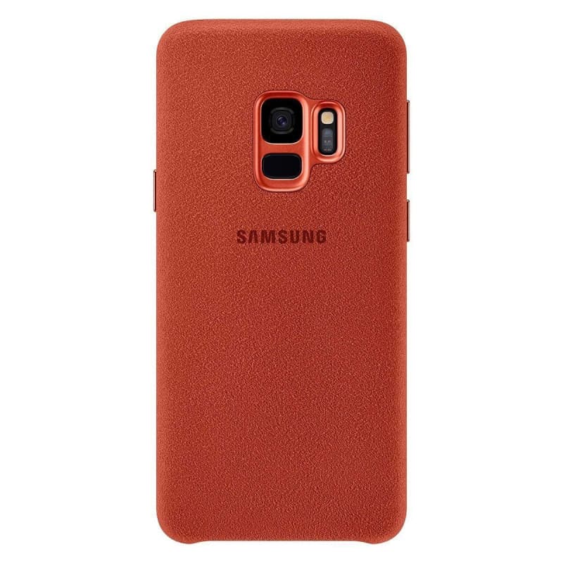 Coque Rigide en Alcantara Rouge pour Galaxy S9 - Samsung EF-XG960AR