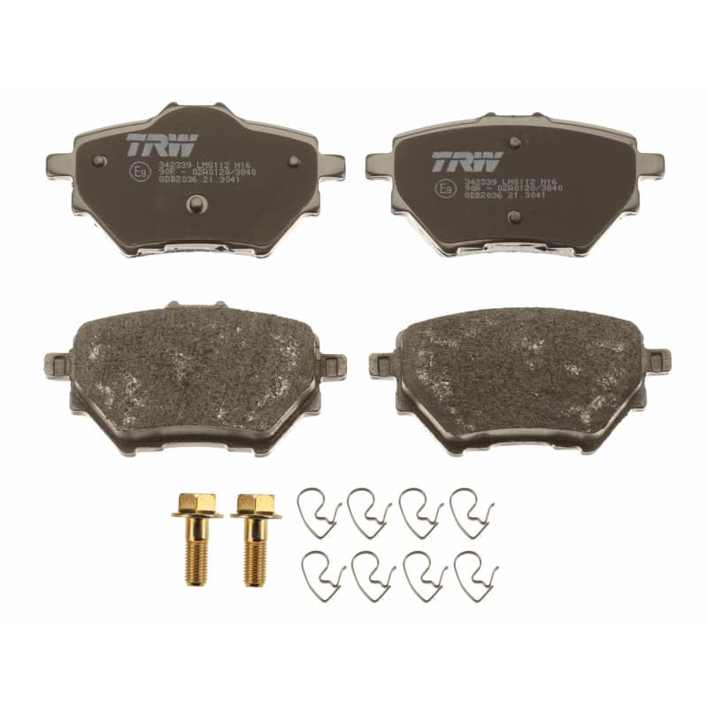 Kit de Plaquettes de Frein TRW GDB2036 pour Peugeot 208 II - Essieu Arrière