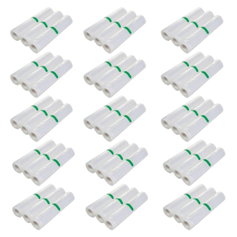 Huslog Rouleaux Sous Vide - Lot de 45 Sacs 20x300 cm, Sans BPA, Idéal pour Conservation et Cuisson