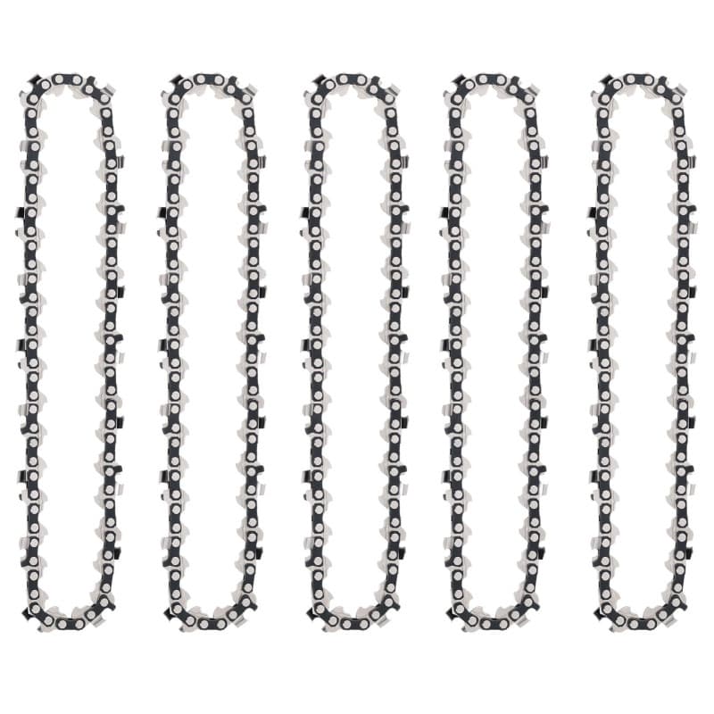 Yweller Lot de 5 Chaînes de Tronçonneuse 1/4" LP - Mini Chaînes de Rechange 15 cm