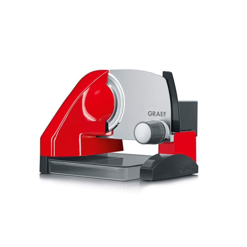 Trancheuse compacte GRAEF SKS500 rouge avec lame inox 170 mm