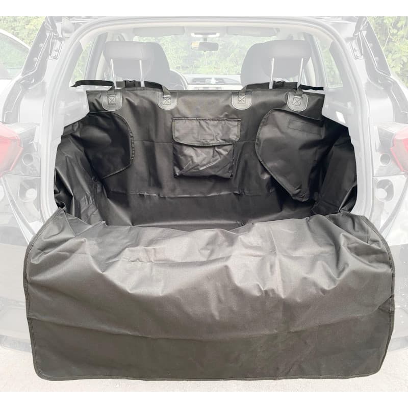 Housse de Siège Auto Universelle Imperméable pour Chien - Noir