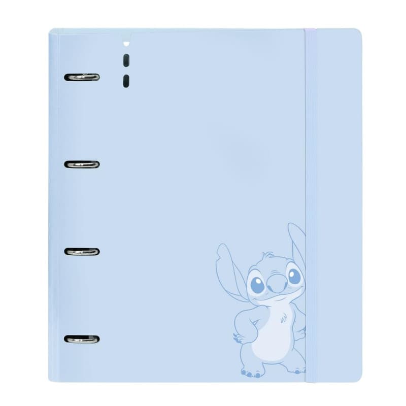 Classeur Safta STITCH BEACH 4 Anneaux 35mm - Recharge A4 Rose Pastel pour Enfants