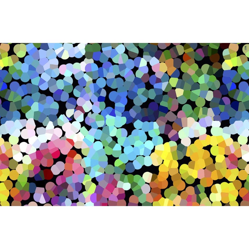 Tapis Vinyle Multicolore Vilber New Look Dots - 100 x 153 cm