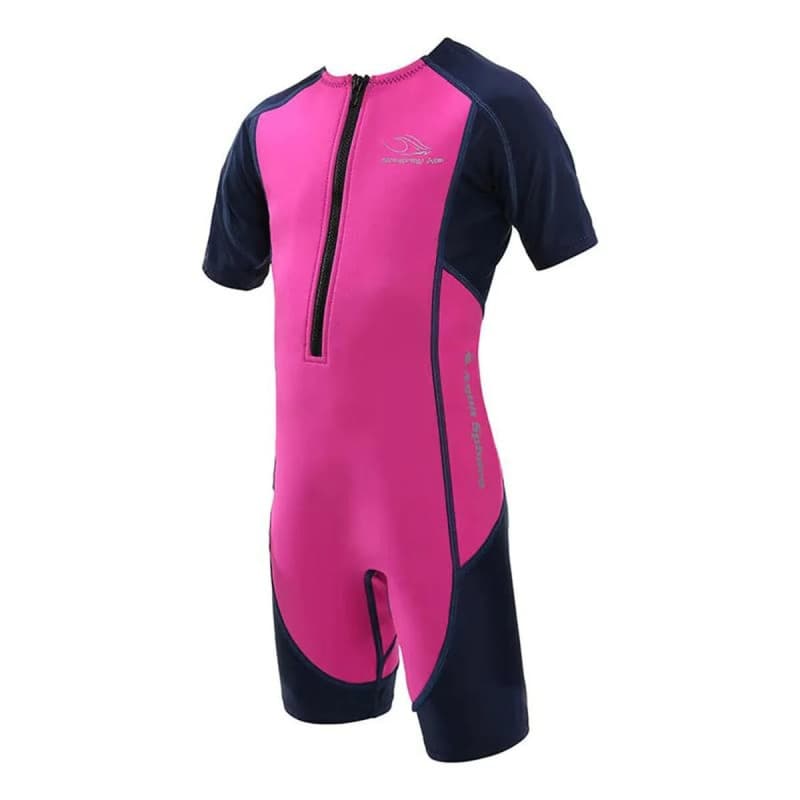 Shorty Aquasphere Stingray Hp2 pour Enfant - Rose et Bleu Marine