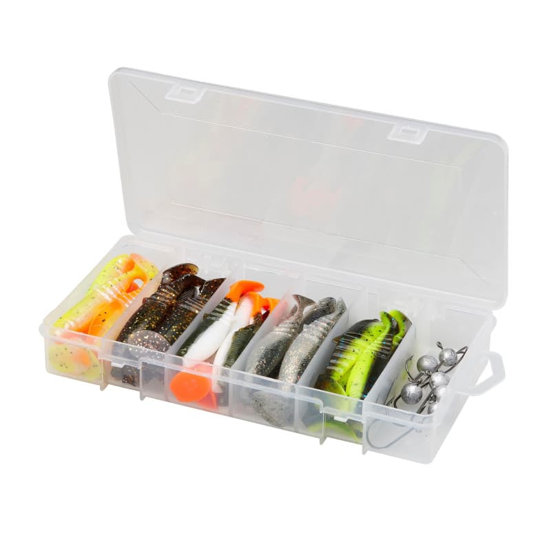 Kit de Shads Cannibal Savage Gear - 6 Pièces pour Pêcheurs de Perches et Brochets